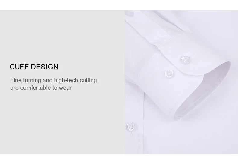 FlexFit - Chemise Slim Fit Manches Longues pour Hommes
