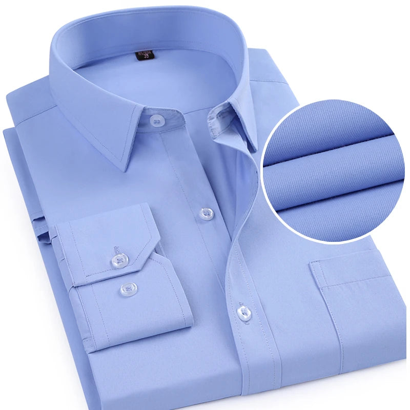 SquareFit - Chemise Élégante à Col Carré pour Hommes