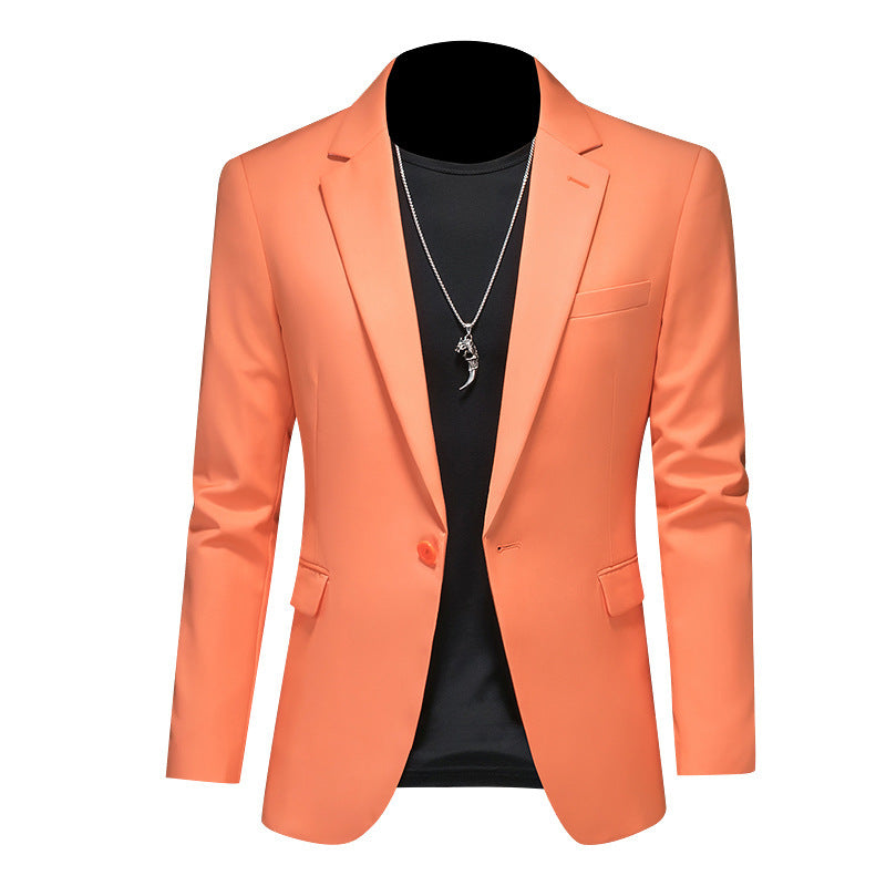 Men's Casual Plus Size Slim-fit Suit Jacket
