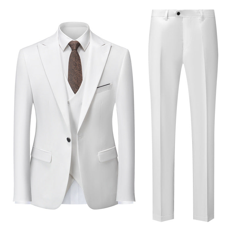 Verona Elegance- Costume Slim Italien 3 Pièces pour Homme (CJ)