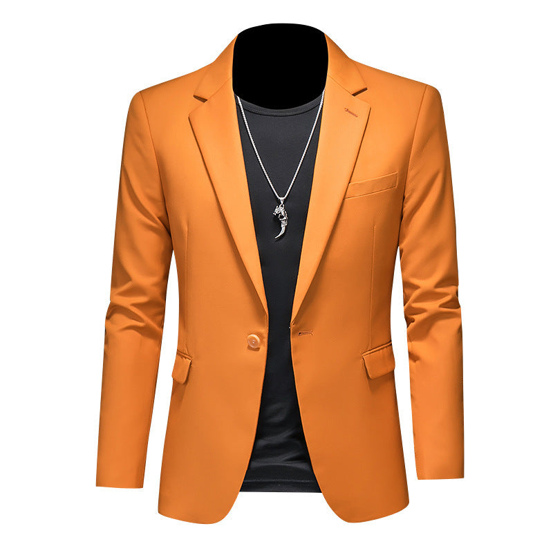 Men's Casual Plus Size Slim-fit Suit Jacket