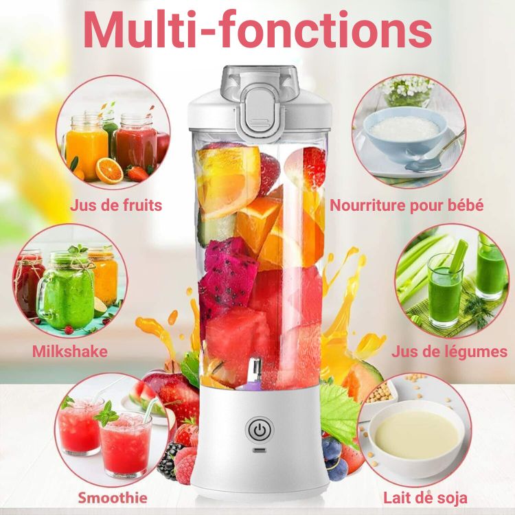 VitaFusion - Le mixeur de poche pour smoothies et shakes délicieux (CJ) - HARMONIA STYLE