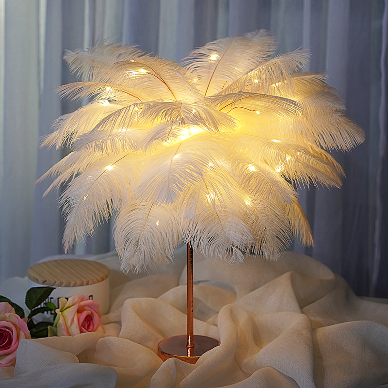 Lampe Plume Créative (CJ) - HARMONIA STYLE