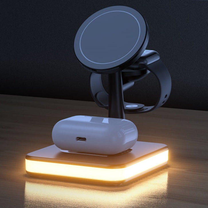 MagDock - Chargeur Sans Fil 3-en-1 (CJ) - HARMONIA STYLE