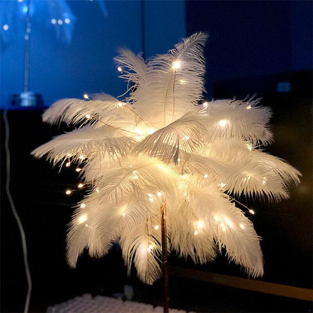 Lampe Plume Créative (CJ) - HARMONIA STYLE