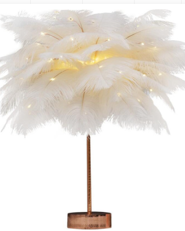 Lampe Plume Créative (CJ) - HARMONIA STYLE