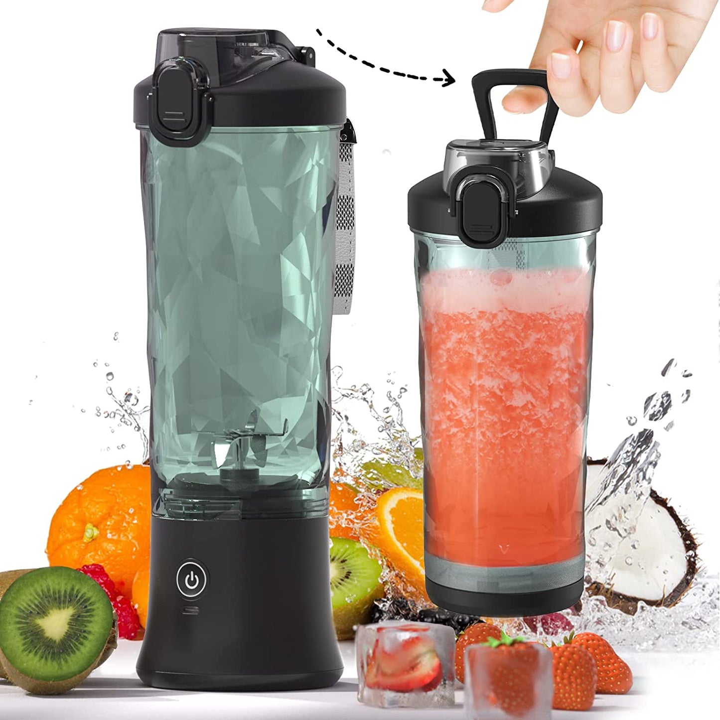 VitaFusion - Le mixeur de poche pour smoothies et shakes délicieux (CJ) - HARMONIA STYLE