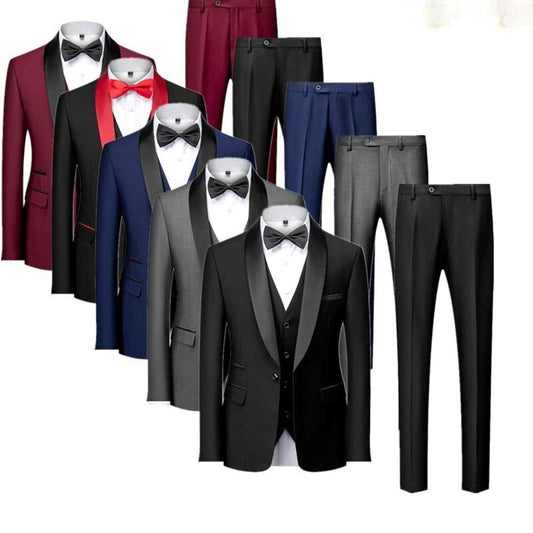 SharpElegance - Costume 3 Pièces Slim Fit pour Hommes (DS)