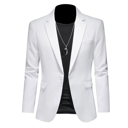 Men's Casual Plus Size Slim-fit Suit Jacket