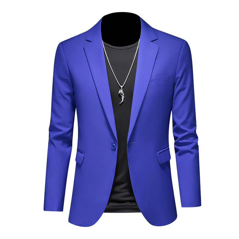 Men's Casual Plus Size Slim-fit Suit Jacket