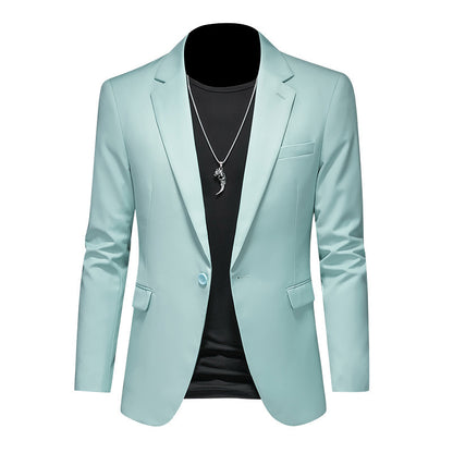 Men's Casual Plus Size Slim-fit Suit Jacket