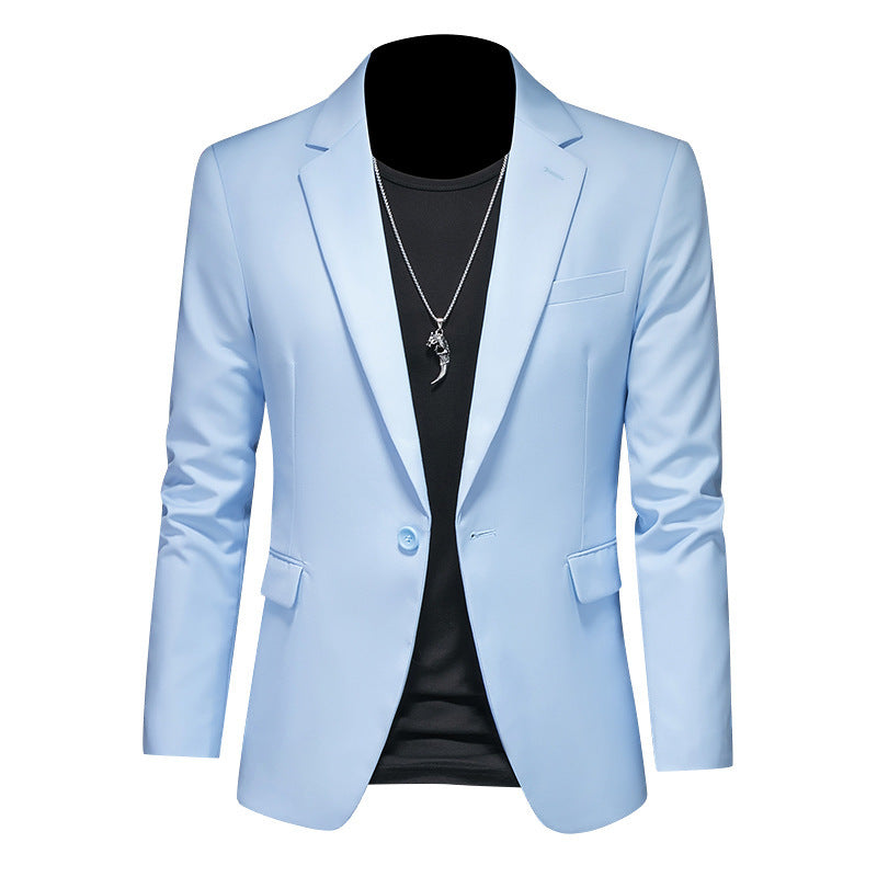 Men's Casual Plus Size Slim-fit Suit Jacket