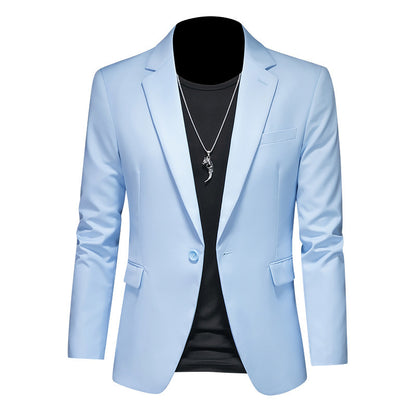 Men's Casual Plus Size Slim-fit Suit Jacket