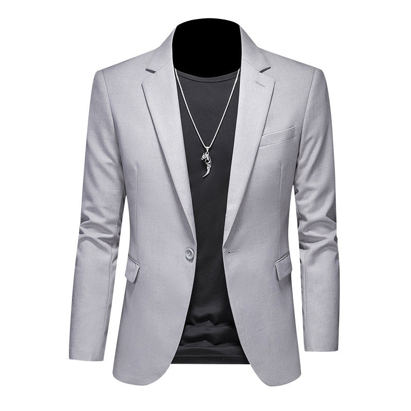 Men's Casual Plus Size Slim-fit Suit Jacket