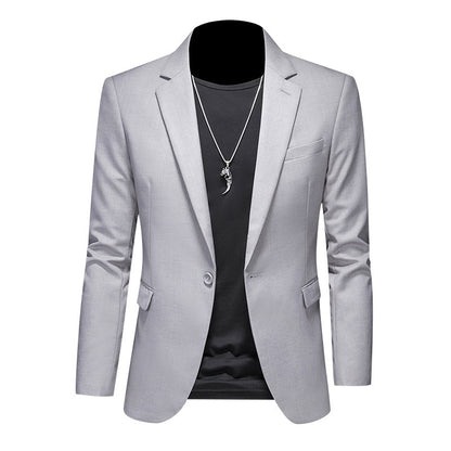 Men's Casual Plus Size Slim-fit Suit Jacket