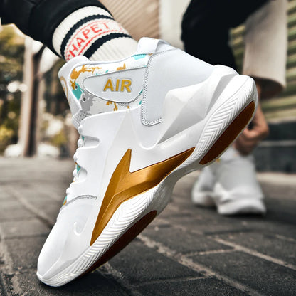 Men Sneakers Basketball Shoes Women High Quality Basketball Shoe High Top Anti-slip Outdoor Sports Shoe Trainer Sneakers
