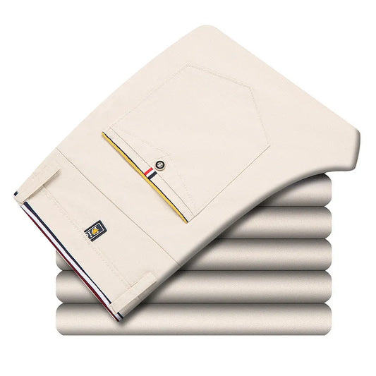 Pantalon FJPays l Slim pour Homme, Pantalon Serré, Plissé, Fil, Faisceau de Fermeture, Décontracté, Boutique, Mode, Nouveau, 2023
