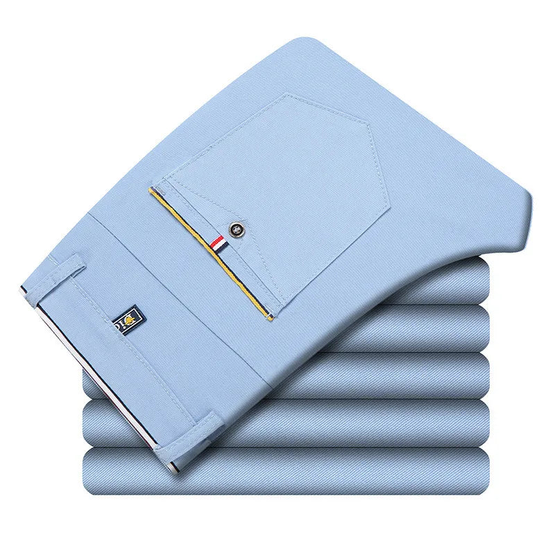 Pantalon FJPays l Slim pour Homme, Pantalon Serré, Plissé, Fil, Faisceau de Fermeture, Décontracté, Boutique, Mode, Nouveau, 2023