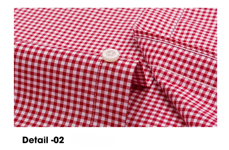 New in shirt hight-qulity100%Cotton long-sleeve shirts for men slim fit casual soft plaid tops sligle pocket houndstooth clothes