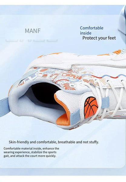 Professional basketball shoes New men's basketball shoes Women's high-quality anti-skid sports training shoes Size 36-45