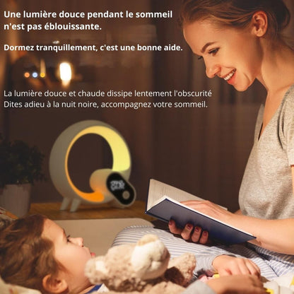 Q-Light WakeMaster - Réveil avec Lumière d'Ambiance