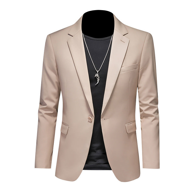 Men's Casual Plus Size Slim-fit Suit Jacket
