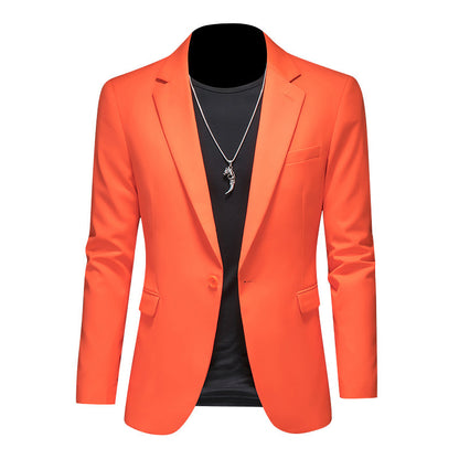 Men's Casual Plus Size Slim-fit Suit Jacket