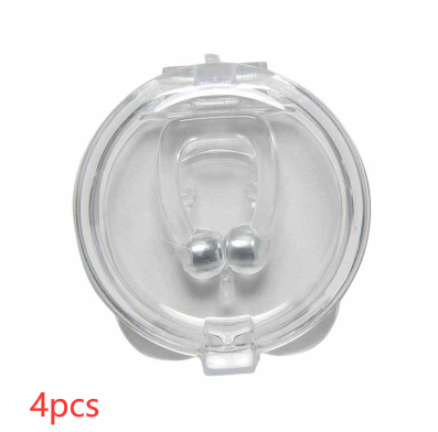 Mini pince-nez magnétique anti-ronflement en silicone