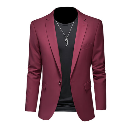 Men's Casual Plus Size Slim-fit Suit Jacket